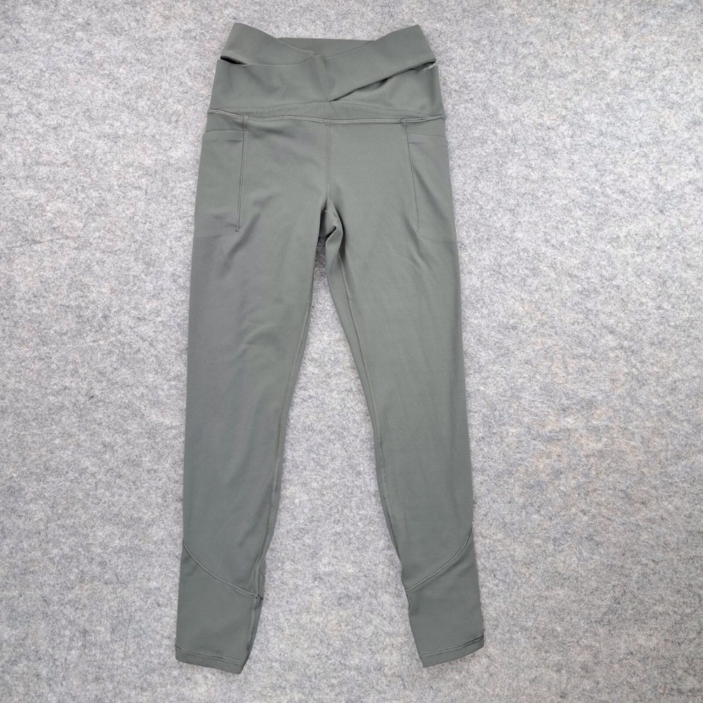Athleta Girl Gray/Green Leggings
